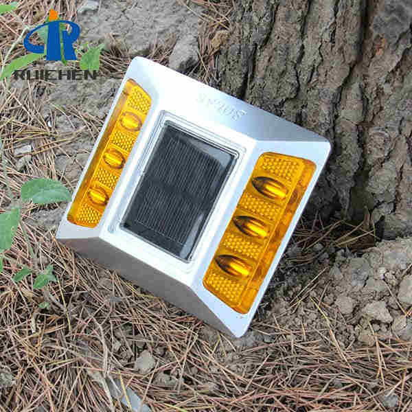 Square Cat Eyes Road Stud Light For Pedestrian Crossing With Stem